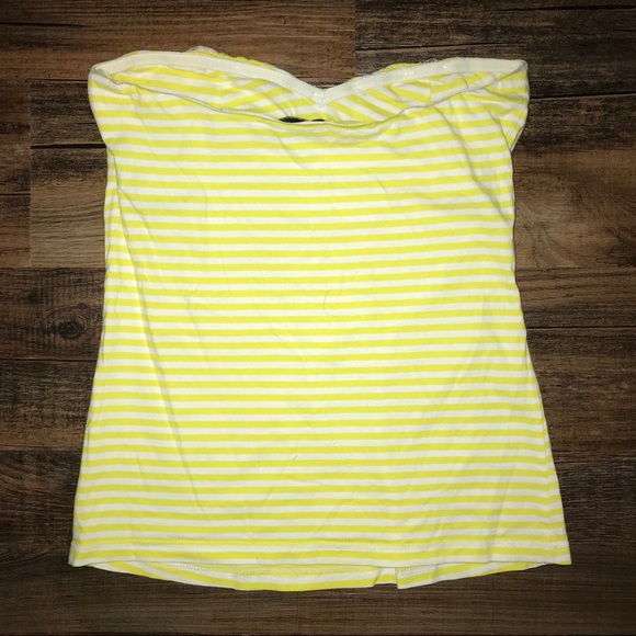 H&M Strapless Striped Top - Picture 3 of 4